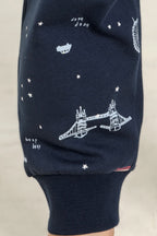 Rolypoly Erkek Çocuk London Route Master Lacivert Uzun Kol Pijama Takım RP3876-C-V1