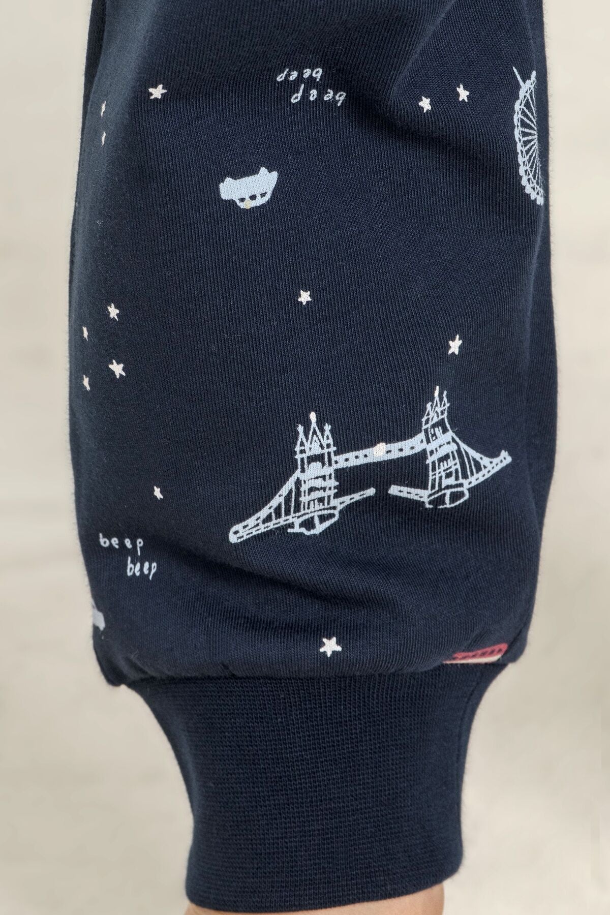 Rolypoly Erkek Çocuk London Route Master Lacivert Uzun Kol Pijama Takım RP3876-C-V1