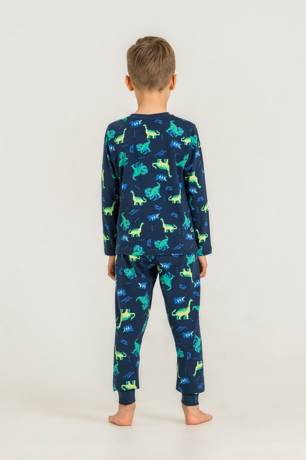 Rolypoly Erkek Çocuk Nap Is Over Mavi Uzun Kol Pijama Takım RP3887-C-V1