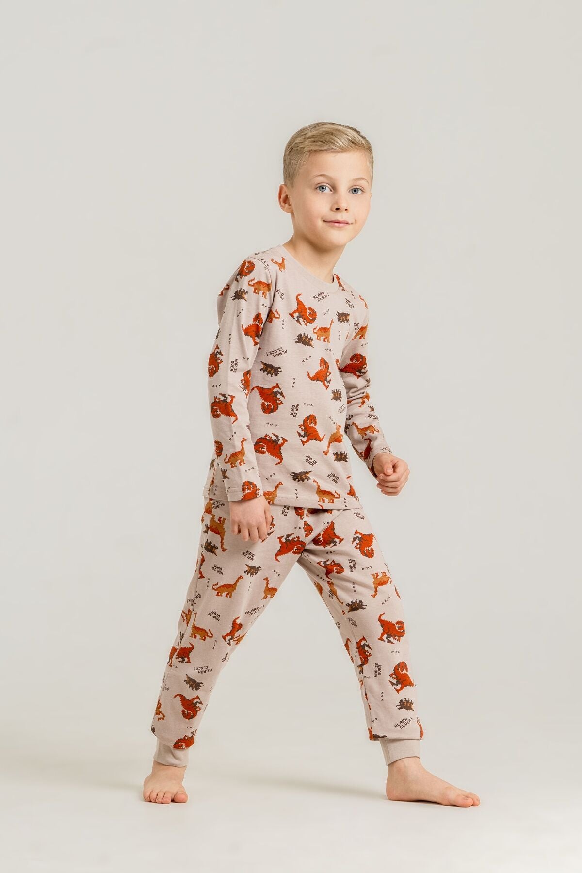 Rolypoly Erkek Çocuk Nap Is Over Sarı Uzun Kol Pijama Takım RP3887-C-V2
