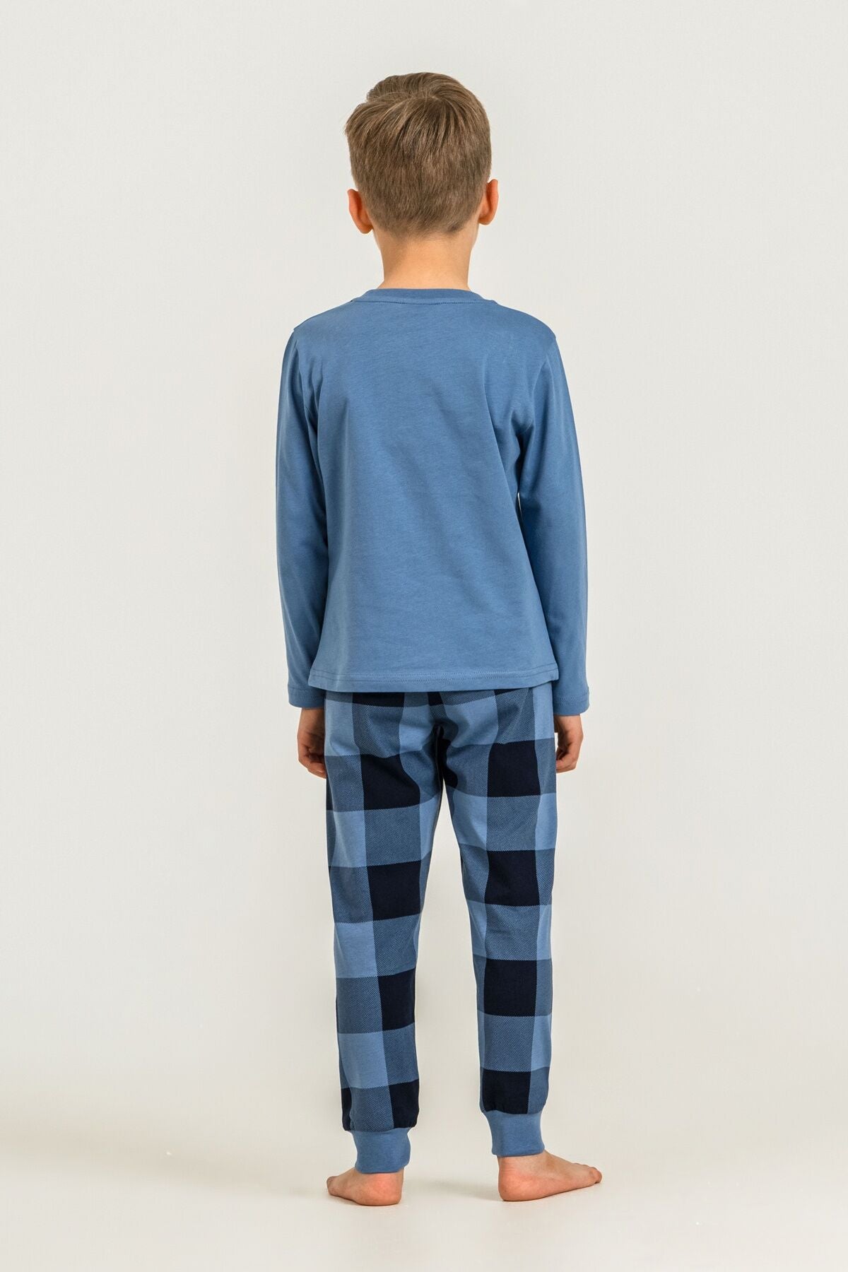 Rolypoly Erkek Çocuk Nature Calls Mavi Uzun Kol Pijama Takım RP3873-C-V2