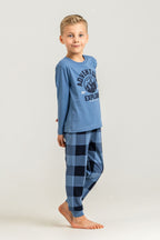 Rolypoly Erkek Çocuk Nature Calls Mavi Uzun Kol Pijama Takım RP3873-C-V2