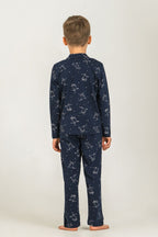 Rolypoly Erkek Çocuk Polar Bear Lacivert Gömlek Pijama Takımı RP3865-C-V1