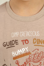 Rolypoly Erkek Çocuk Sarı Guide To Dinos Uzun Kol Pijama Takım RP3861-C-V2