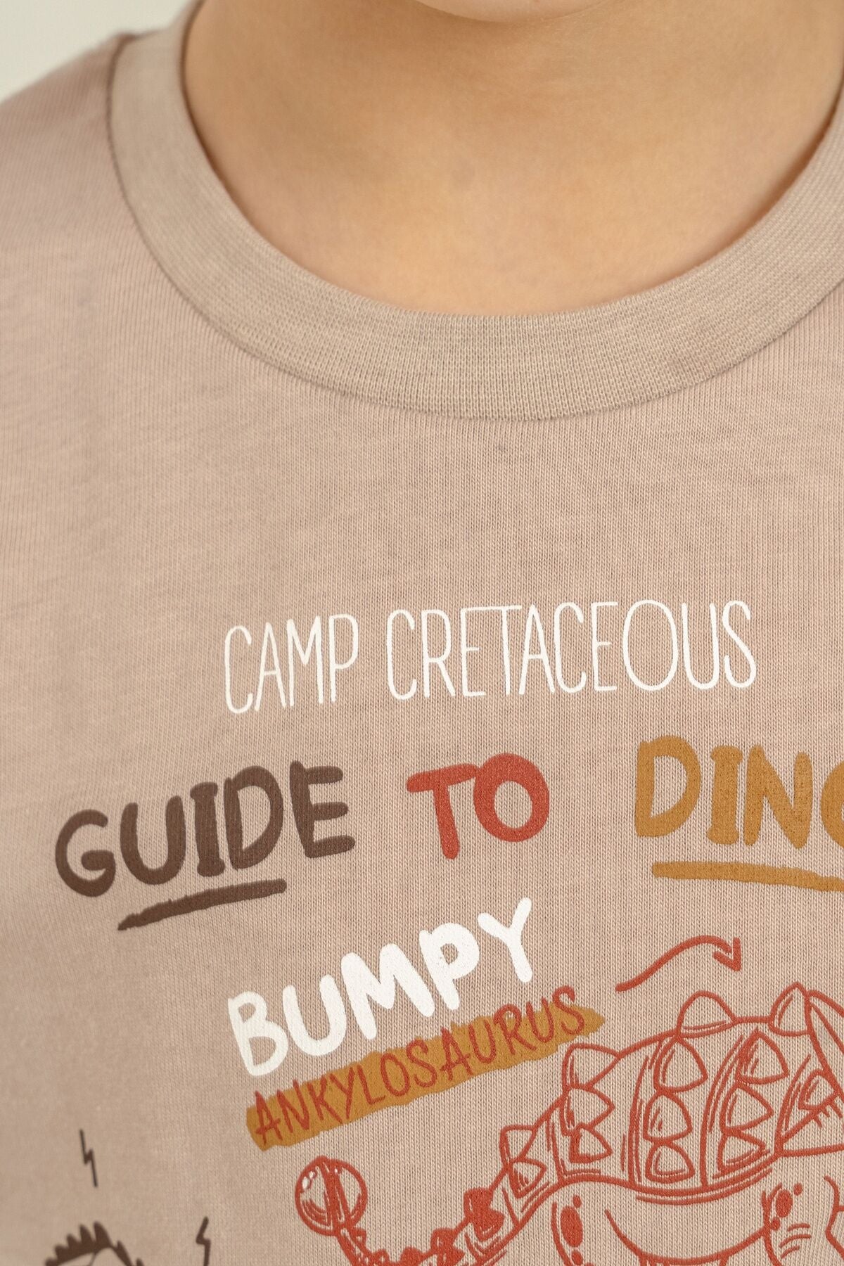 Rolypoly Erkek Çocuk Sarı Guide To Dinos Uzun Kol Pijama Takım RP3861-C-V2