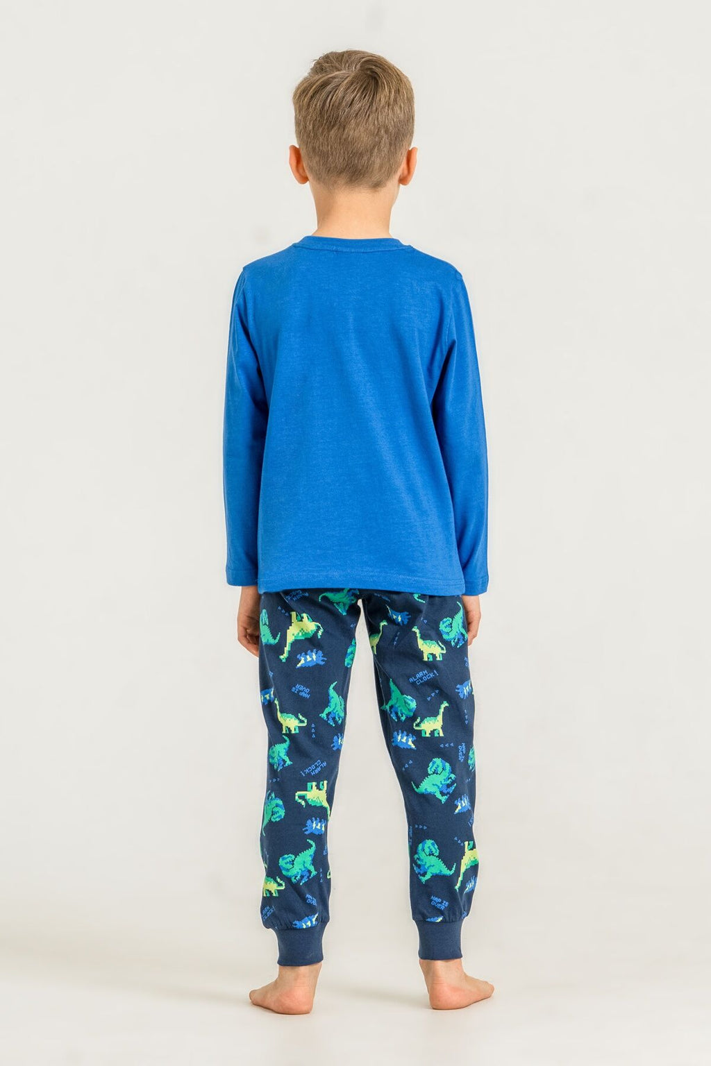 Rolypoly Erkek Çocuk Start The Game Mavi Uzun Kol Pijama Takım RP3860-C-V1