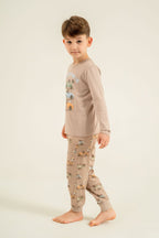 Rolypoly Erkek Çocuk The Best One Sarı Uzun Kol Pijama Takım RP3874-C-V1