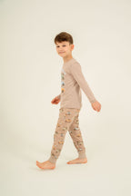 Rolypoly Erkek Çocuk The Best One Sarı Uzun Kol Pijama Takım RP3874-C-V1