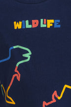 Rolypoly Erkek Çocuk Wildlife Lacivert Uzun Kol Pijama Takım RP3866-C-V1