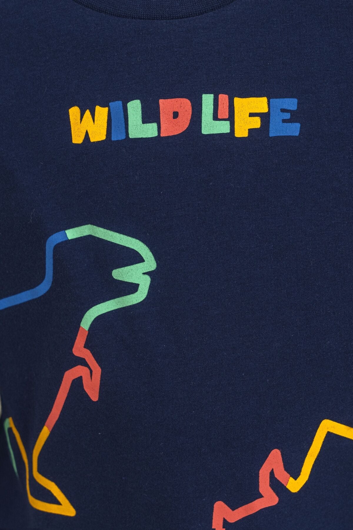 Rolypoly Erkek Çocuk Wildlife Lacivert Uzun Kol Pijama Takım RP3866-C-V1