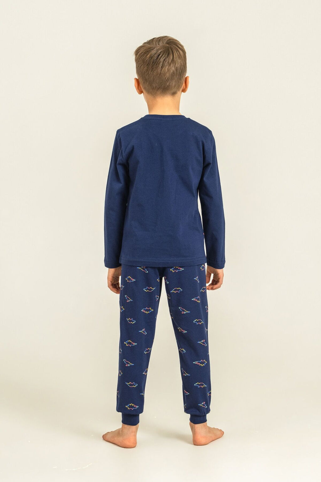 Rolypoly Erkek Çocuk Wildlife Lacivert Uzun Kol Pijama Takım RP3866-C-V1