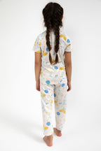 Fruits Vanilya Kız Çocuk Gömlek Pijama Takımı