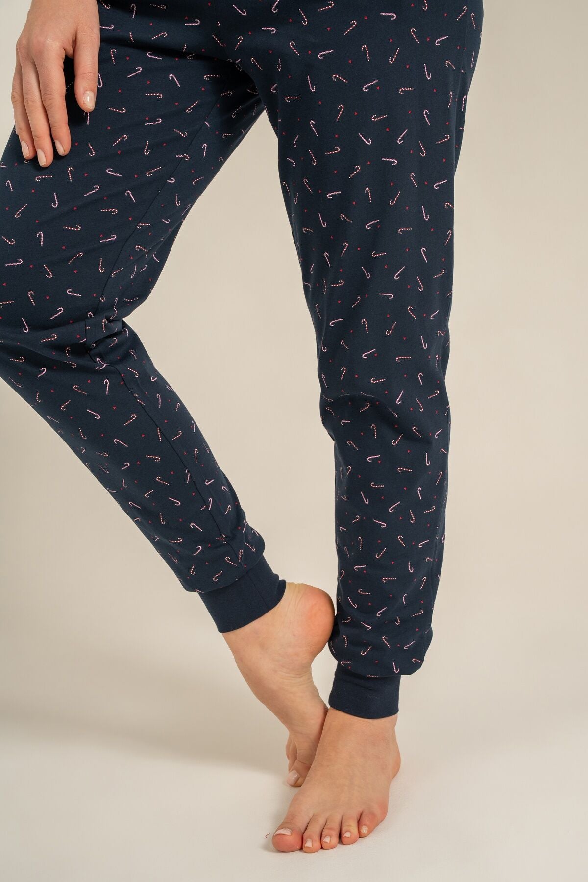 Rolypoly Ho Ho Ho Deer Anne Kız Kırmızı Uzun Kol Pijama Takım RP3934-A-V1