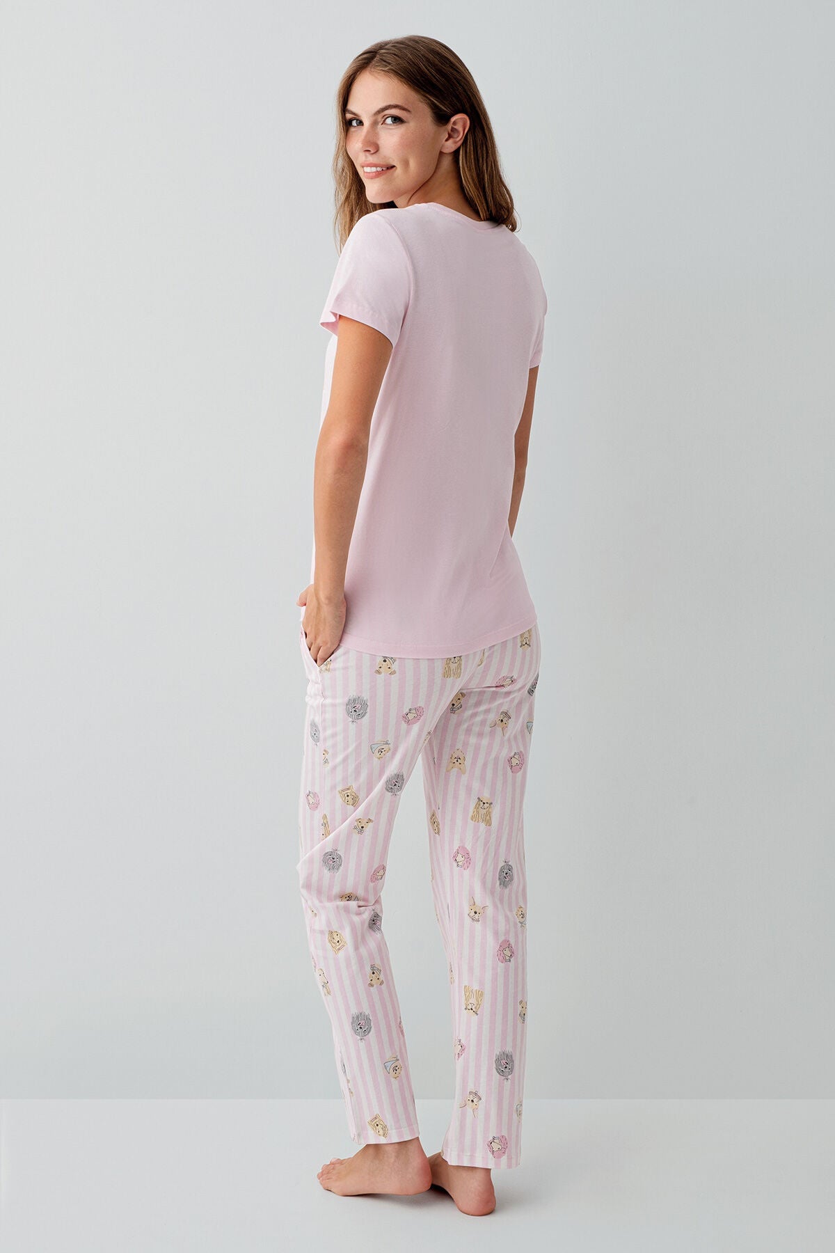 Rolypoly Kadın Pembe Pijama Takım