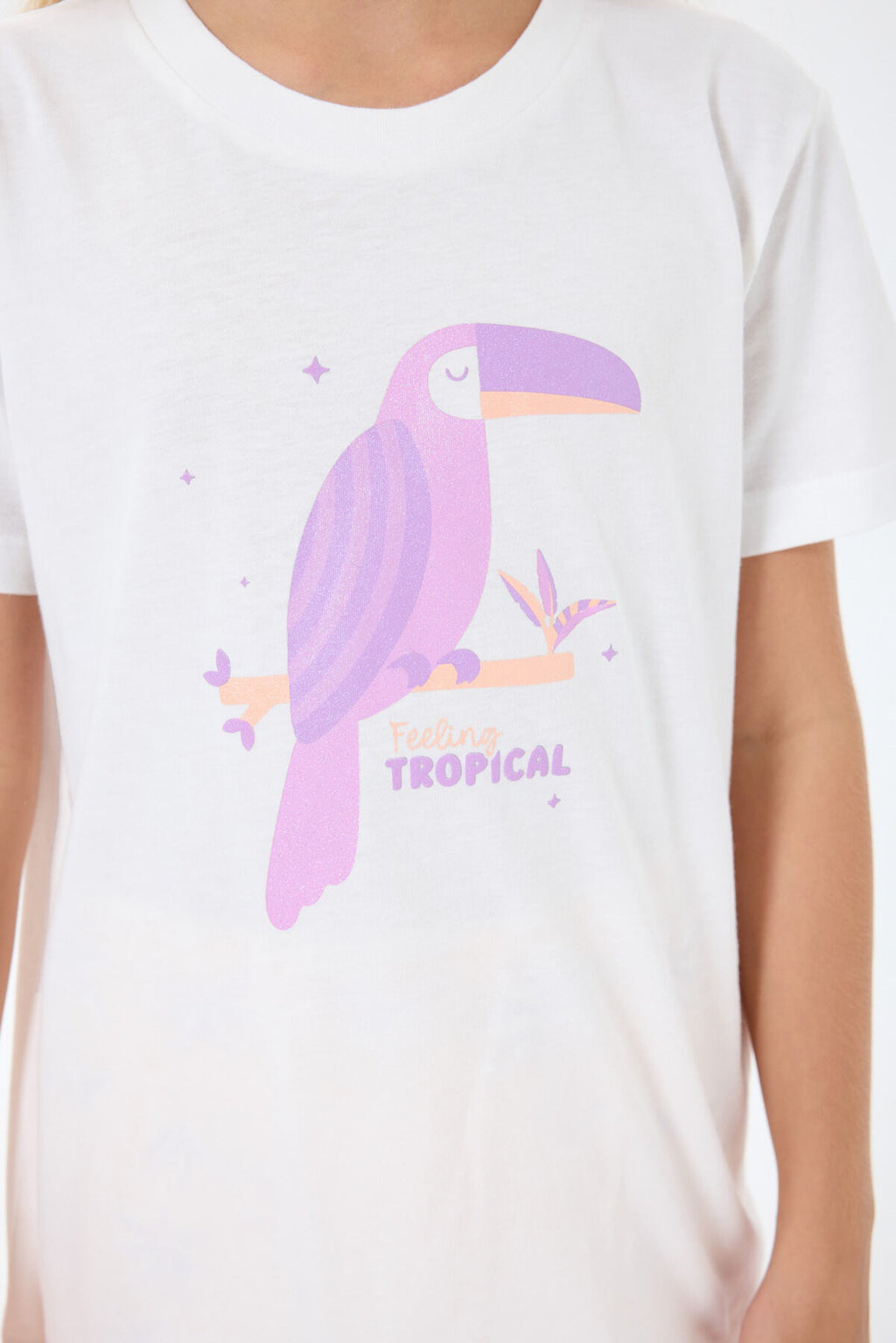 Rolypoly Kız Çocuk Beyaz Pijama Takım