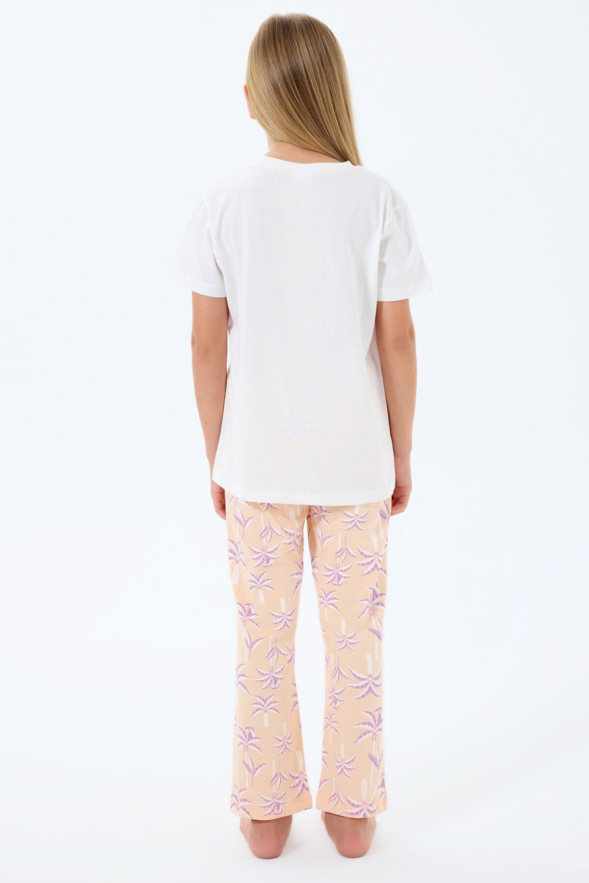 Rolypoly Kız Çocuk Beyaz Pijama Takım