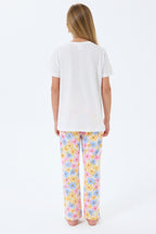 Rolypoly Kız Çocuk Beyaz Pijama Takım