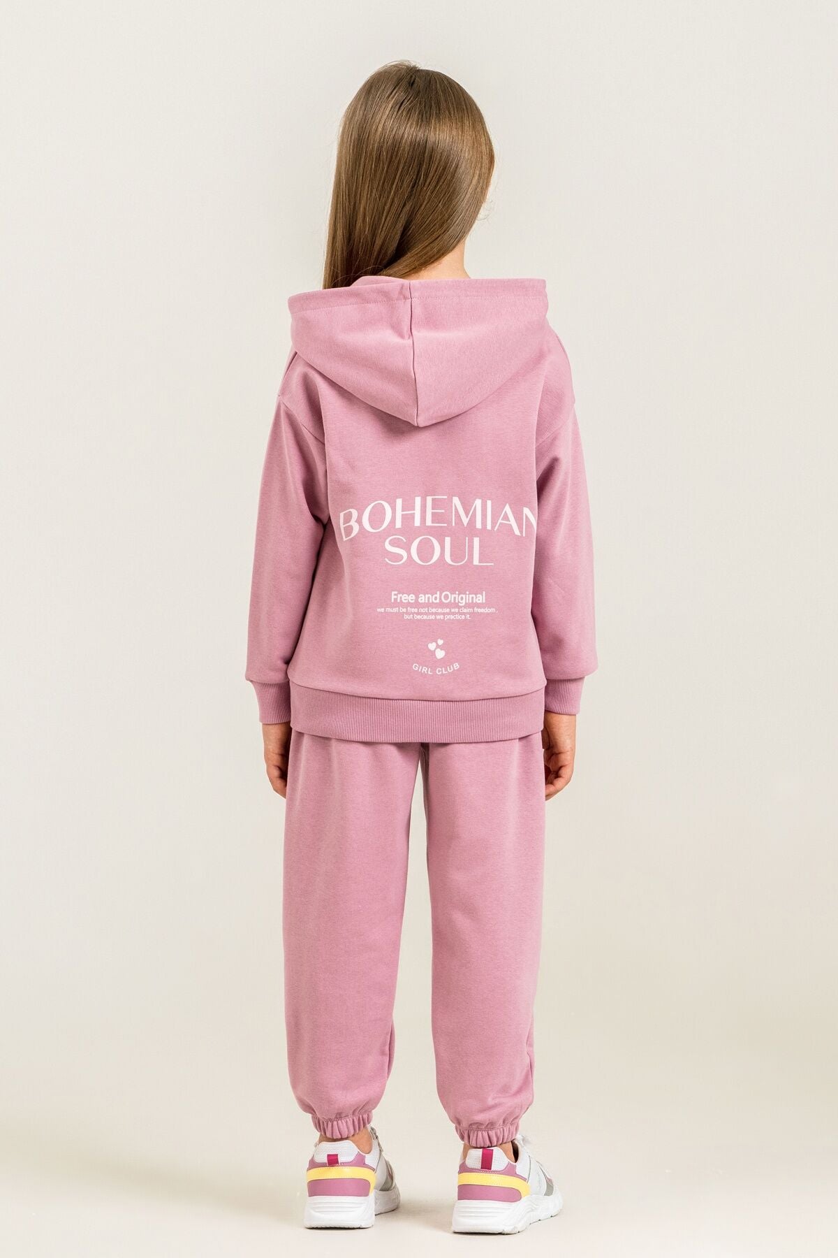 Rolypoly Kız Çocuk Bohemian Soul Pembe Eşofman Takımı RP3920-C-V1