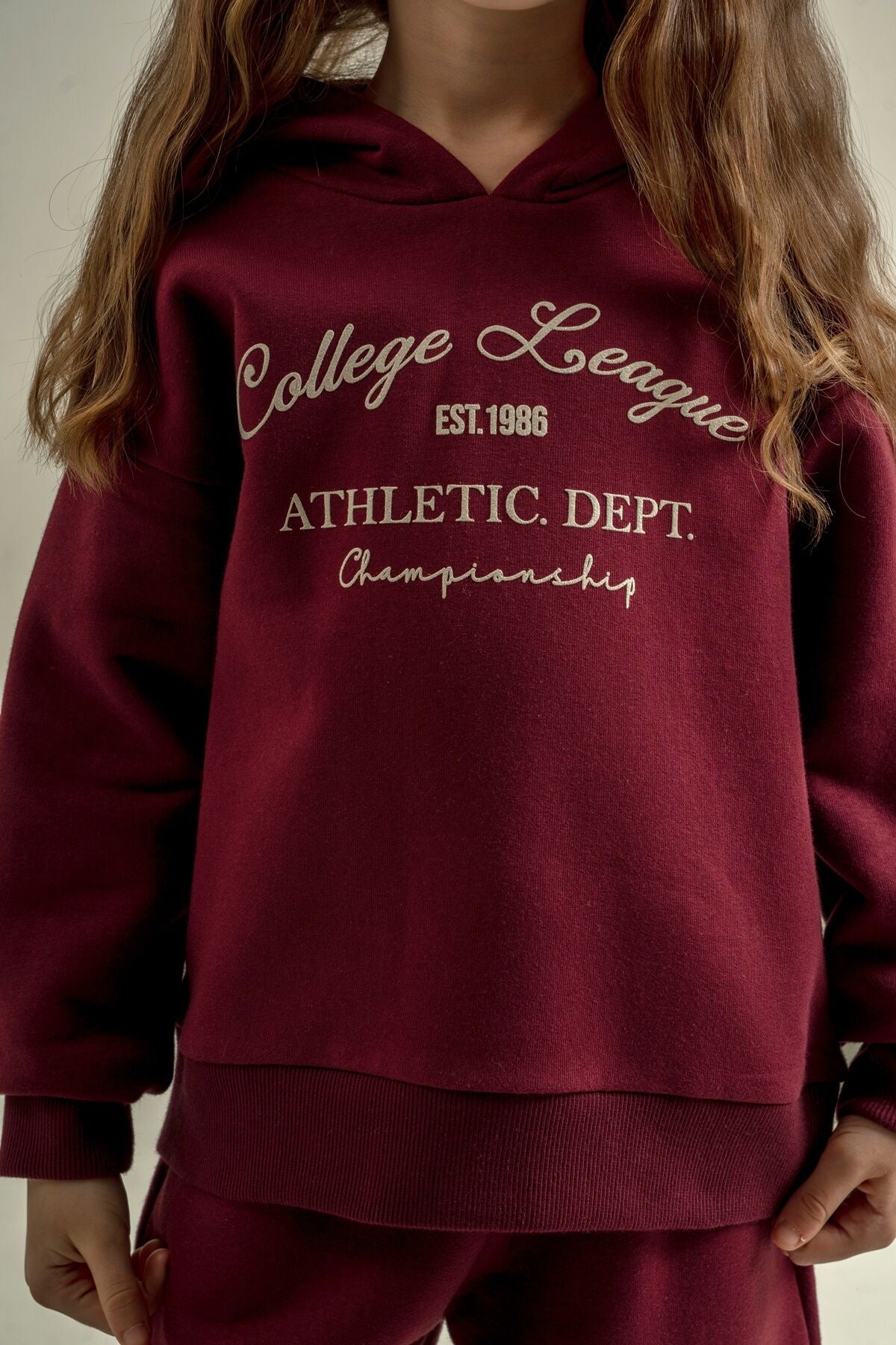 Rolypoly Kız Çocuk College League Mor Eşofman Takımı RP3925-C-V2