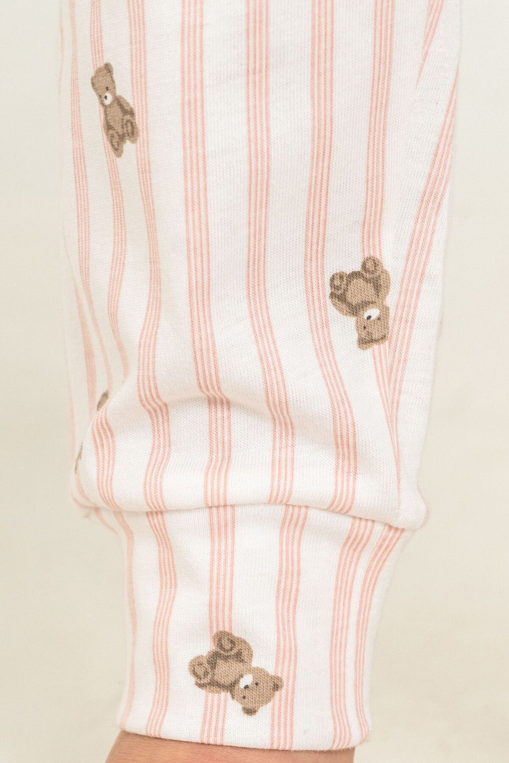 Rolypoly Kız Çocuk Cool Bear Beyaz Uzun Kol Pijama Takım RP3912-C-V1