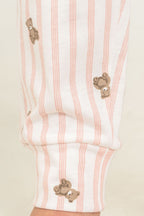 Rolypoly Kız Çocuk Cool Bear Beyaz Uzun Kol Pijama Takım RP3912-C-V1
