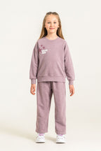 Rolypoly Kız Çocuk Creative Mood Mavi Eşofman Takımı RP3927-C-V3