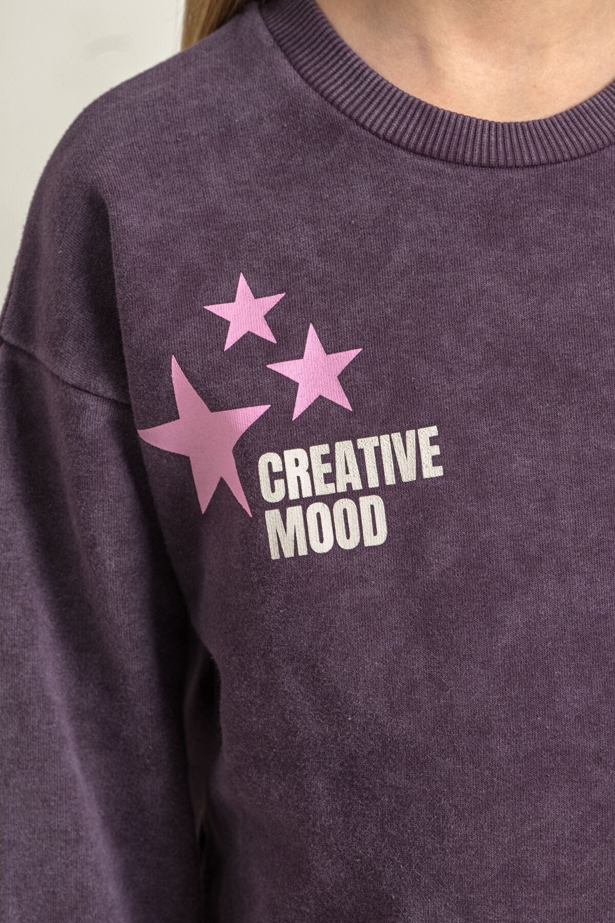 Rolypoly Kız Çocuk Creative Mood Mor Eşofman Takımı RP3927-C-V2
