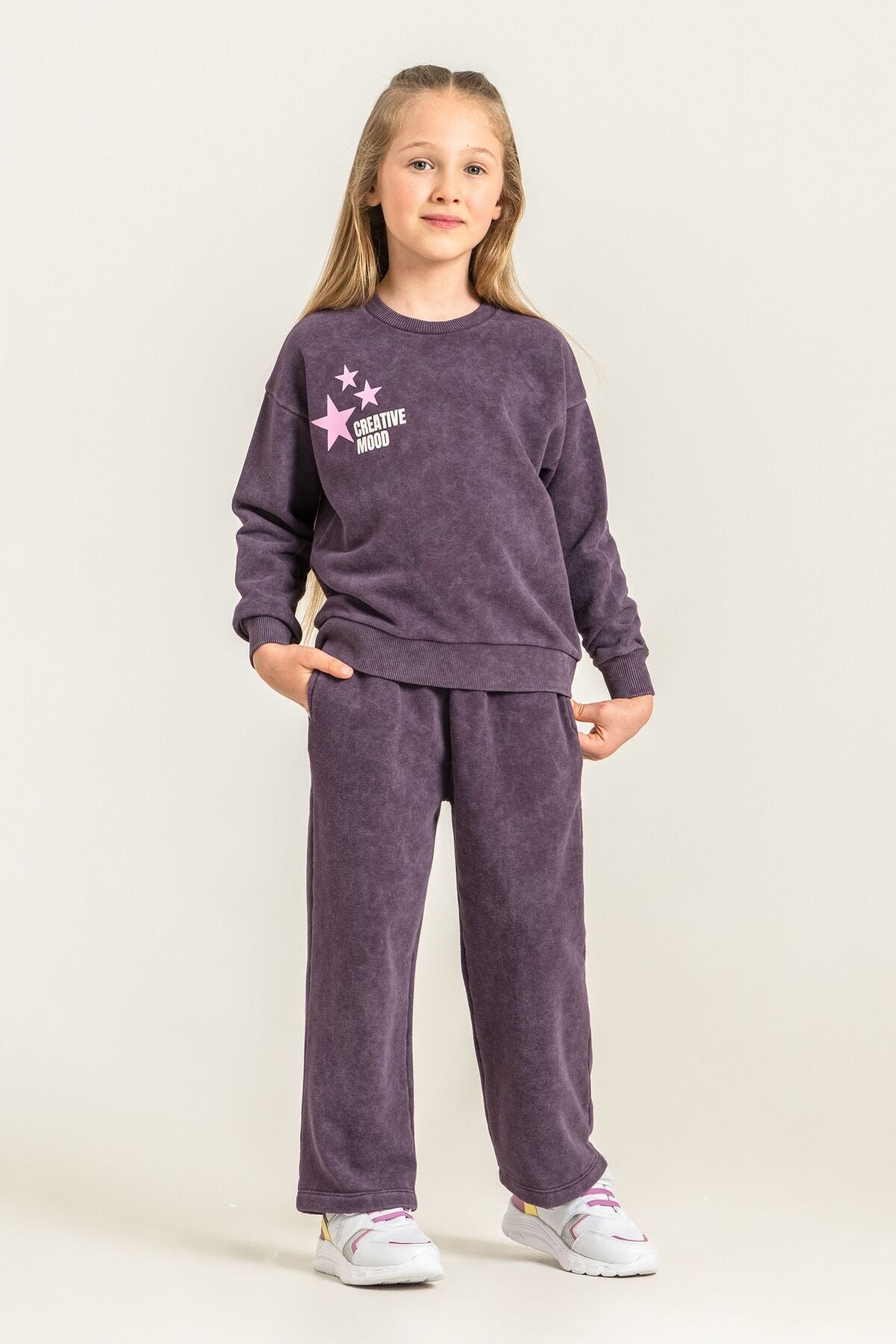 Rolypoly Kız Çocuk Creative Mood Mor Eşofman Takımı RP3927-C-V2 Ürün ana görseli