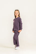 Rolypoly Kız Çocuk Creative Mood Mor Eşofman Takımı RP3927-C-V2