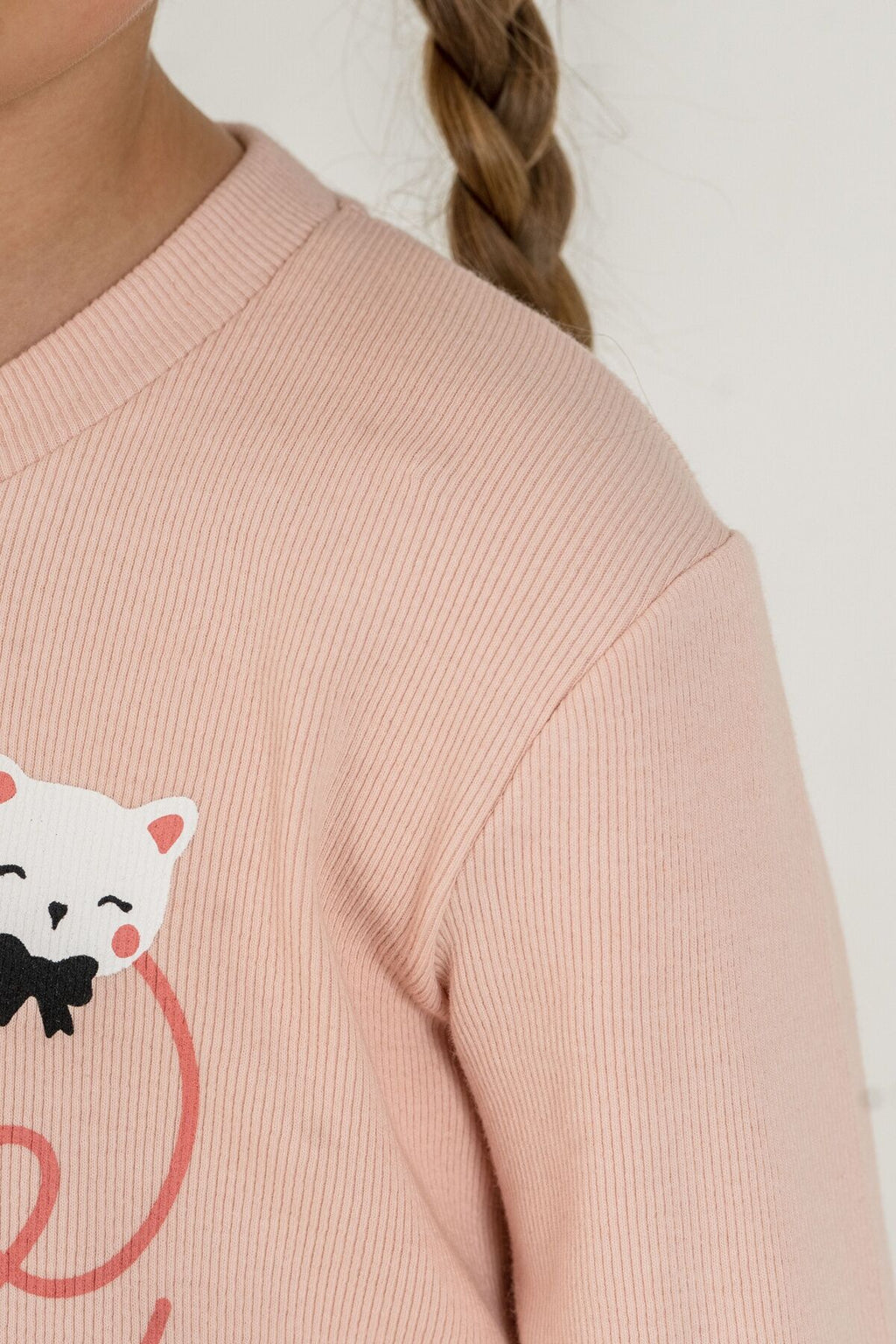 Rolypoly Kız Çocuk Cute Kitten Turuncu Tayt Takım RP3900-C-V1