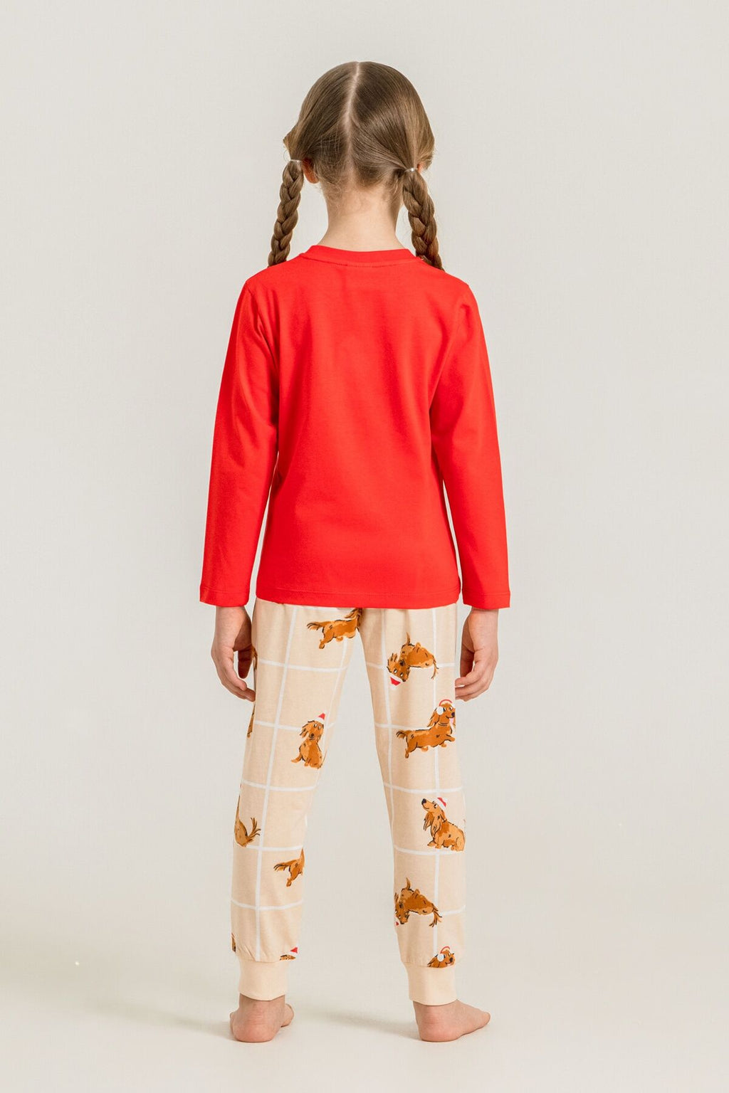 Rolypoly Kız Çocuk Forever Friends Kırmızı Uzun Kol Pijama Takım RP3907-C-V1