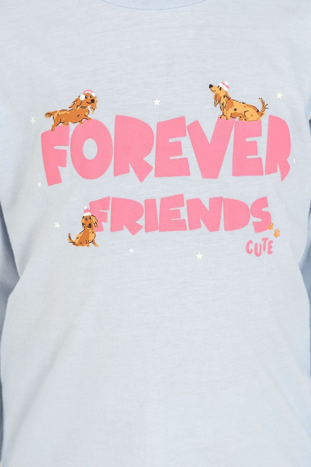Rolypoly Kız Çocuk Forever Friends Mavi Uzun Kol Pijama Takım RP3907-C-V2