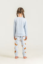 Rolypoly Kız Çocuk Forever Friends Mavi Uzun Kol Pijama Takım RP3907-C-V2
