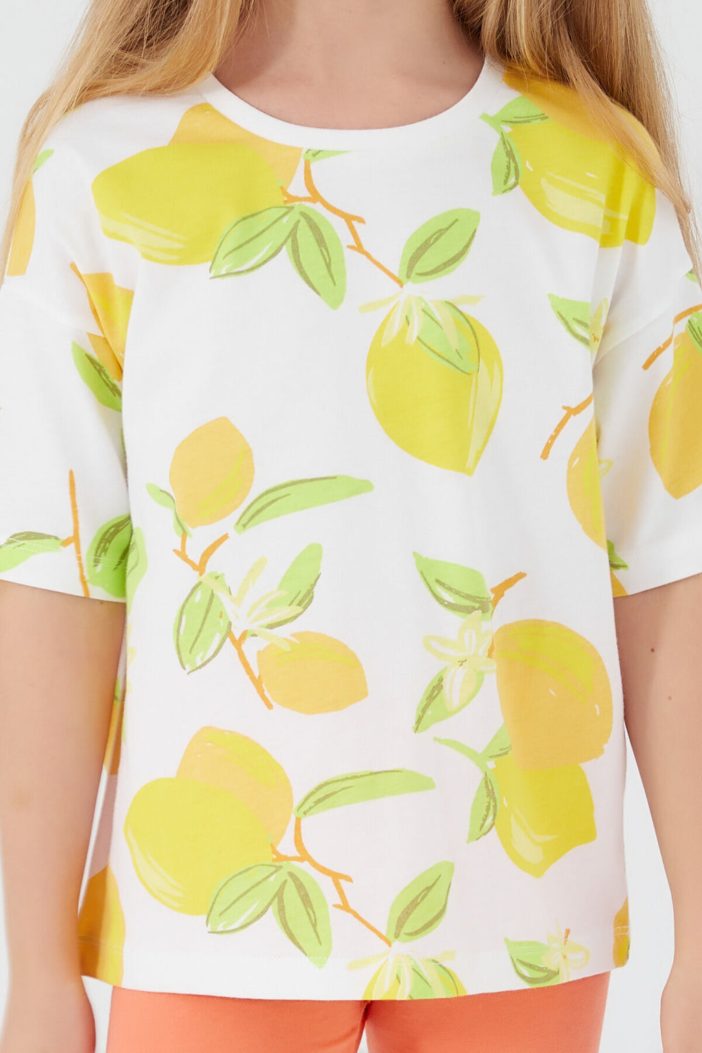 Lemon Krem Kız Çocuk Kapri Takım
