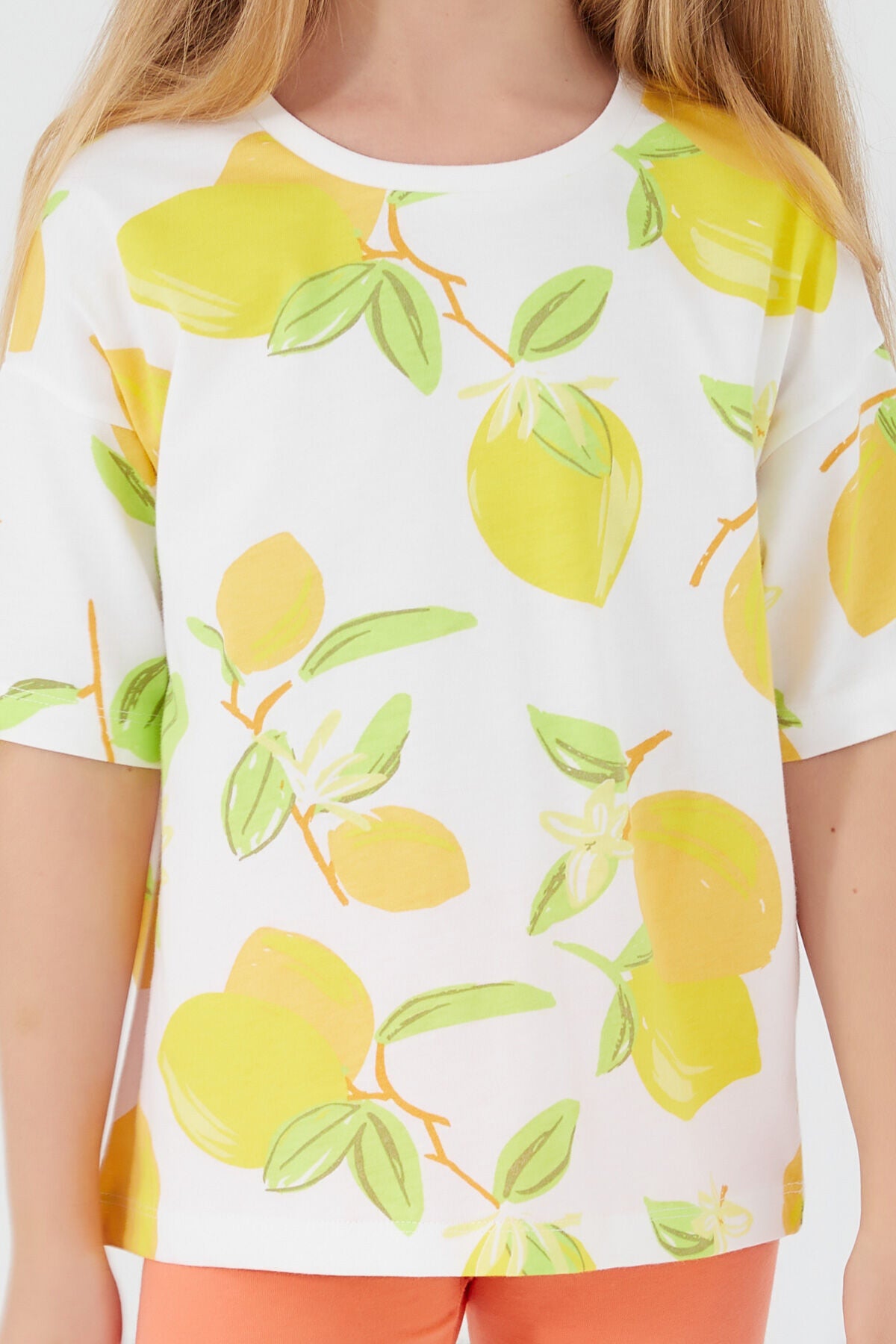 Lemon Krem Kız Çocuk Kapri Takım