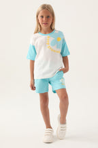 Kız Çocuk Şort Takım