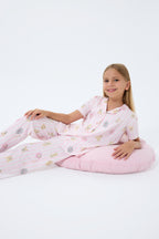 Rolypoly Kız Çocuk Pembe Gömlek Pijama