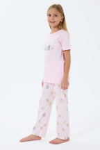 Rolypoly Kız Çocuk Pembe Pijama Takım