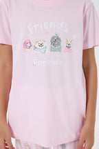 Rolypoly Kız Çocuk Pembe Pijama Takım