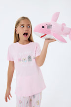 Rolypoly Kız Çocuk Pembe Pijama Takım