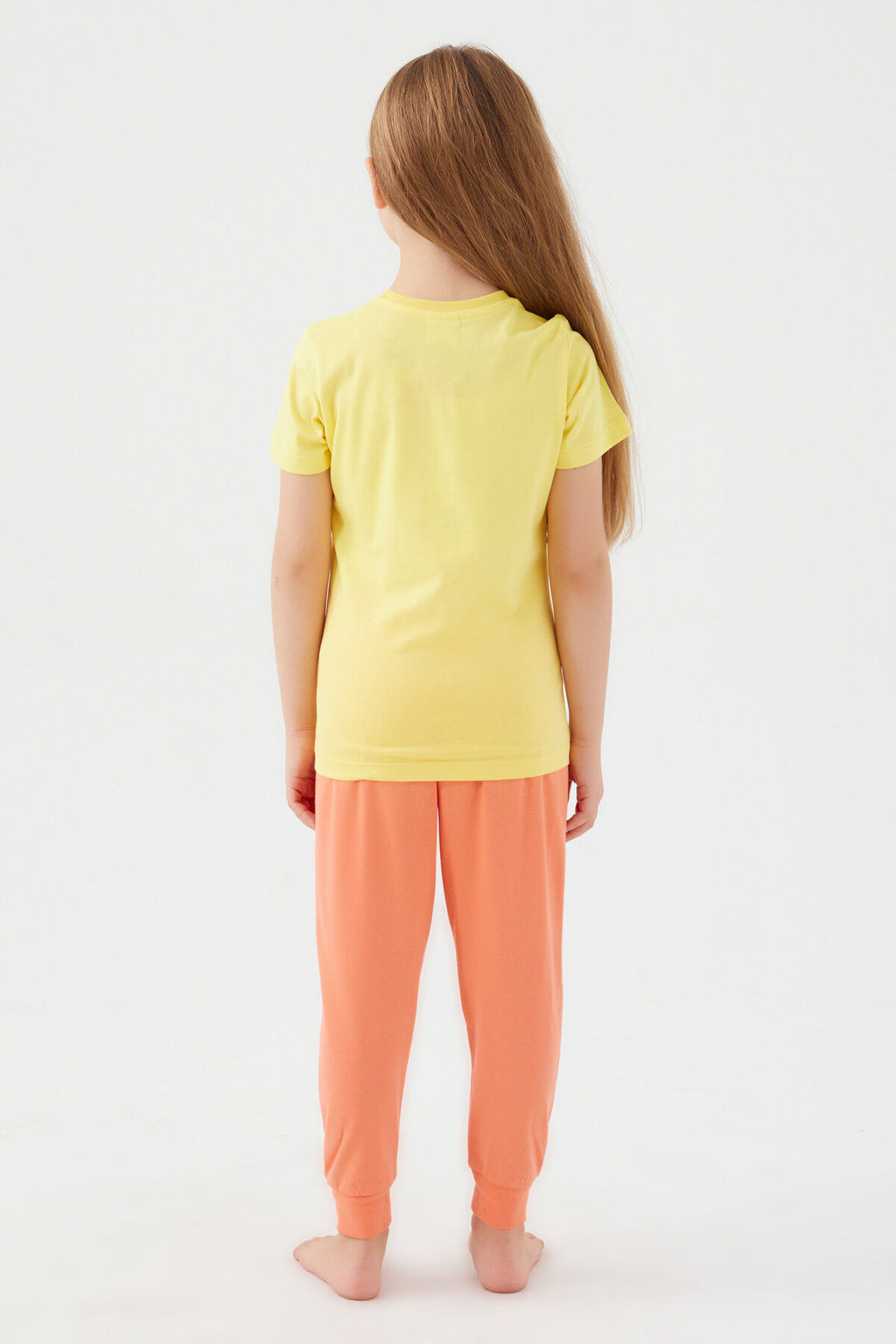We Love Tropical Yeşil Kız Çocuk Kısa Kol Pijama Takım