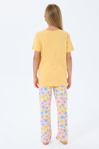 Rolypoly Kız Çocuk Sarı Pijama Takım