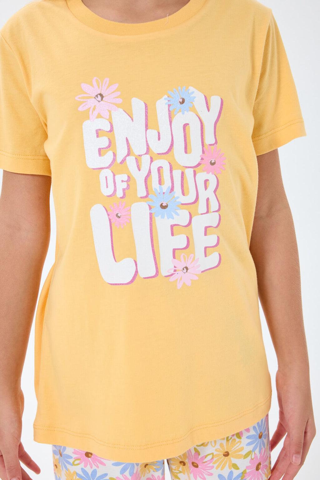 Rolypoly Kız Çocuk Sarı Pijama Takım