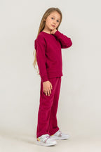 Rolypoly Kız Çocuk Sweet And Chic Bordo Eşofman Takımı RP3921-C-V2