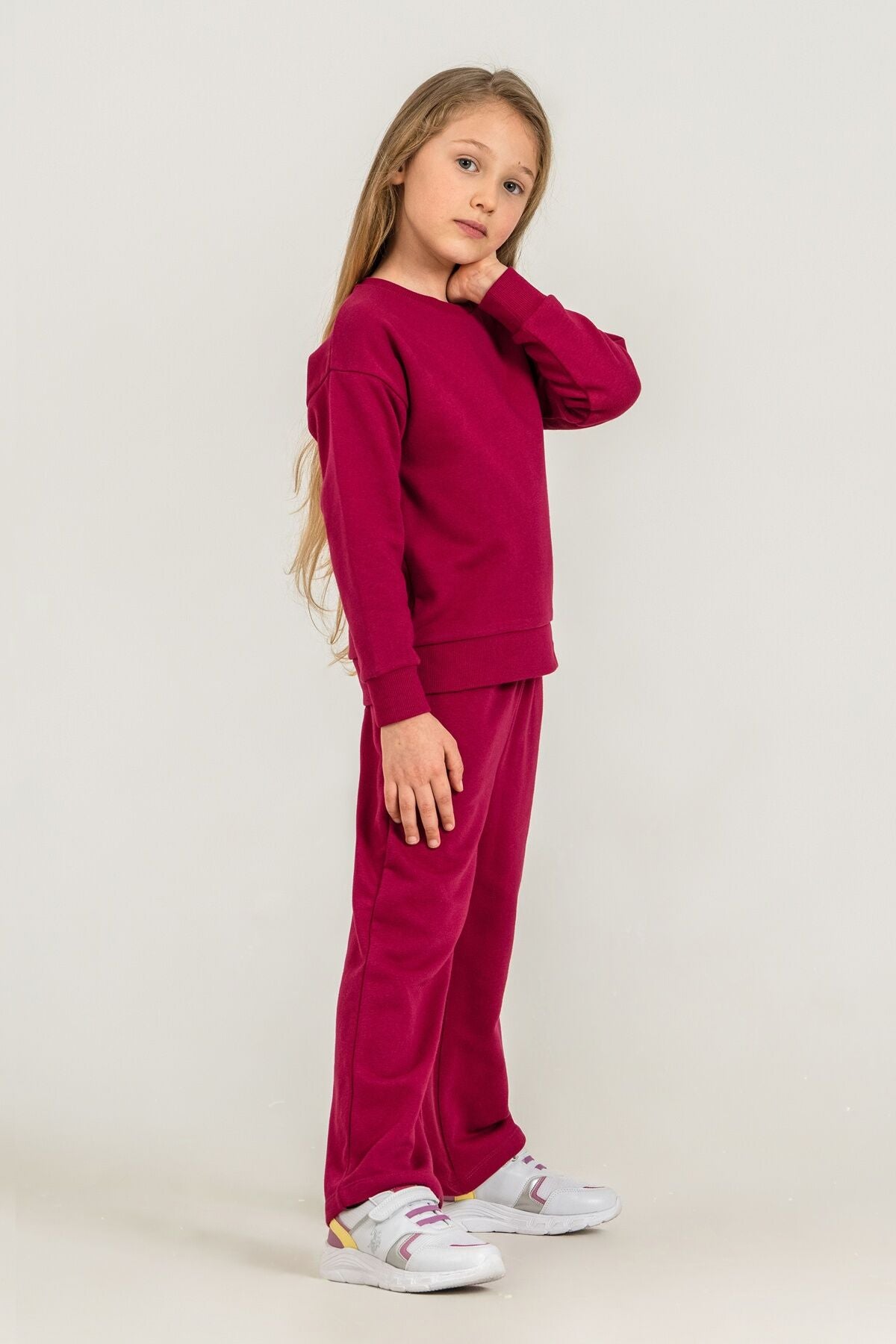 Rolypoly Kız Çocuk Sweet And Chic Bordo Eşofman Takımı RP3921-C-V2