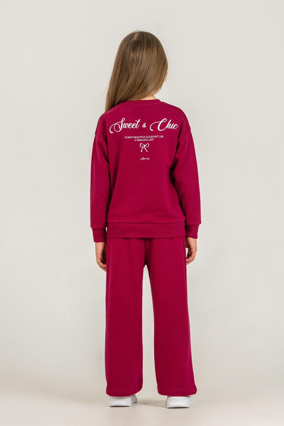 Rolypoly Kız Çocuk Sweet And Chic Bordo Eşofman Takımı RP3921-C-V2