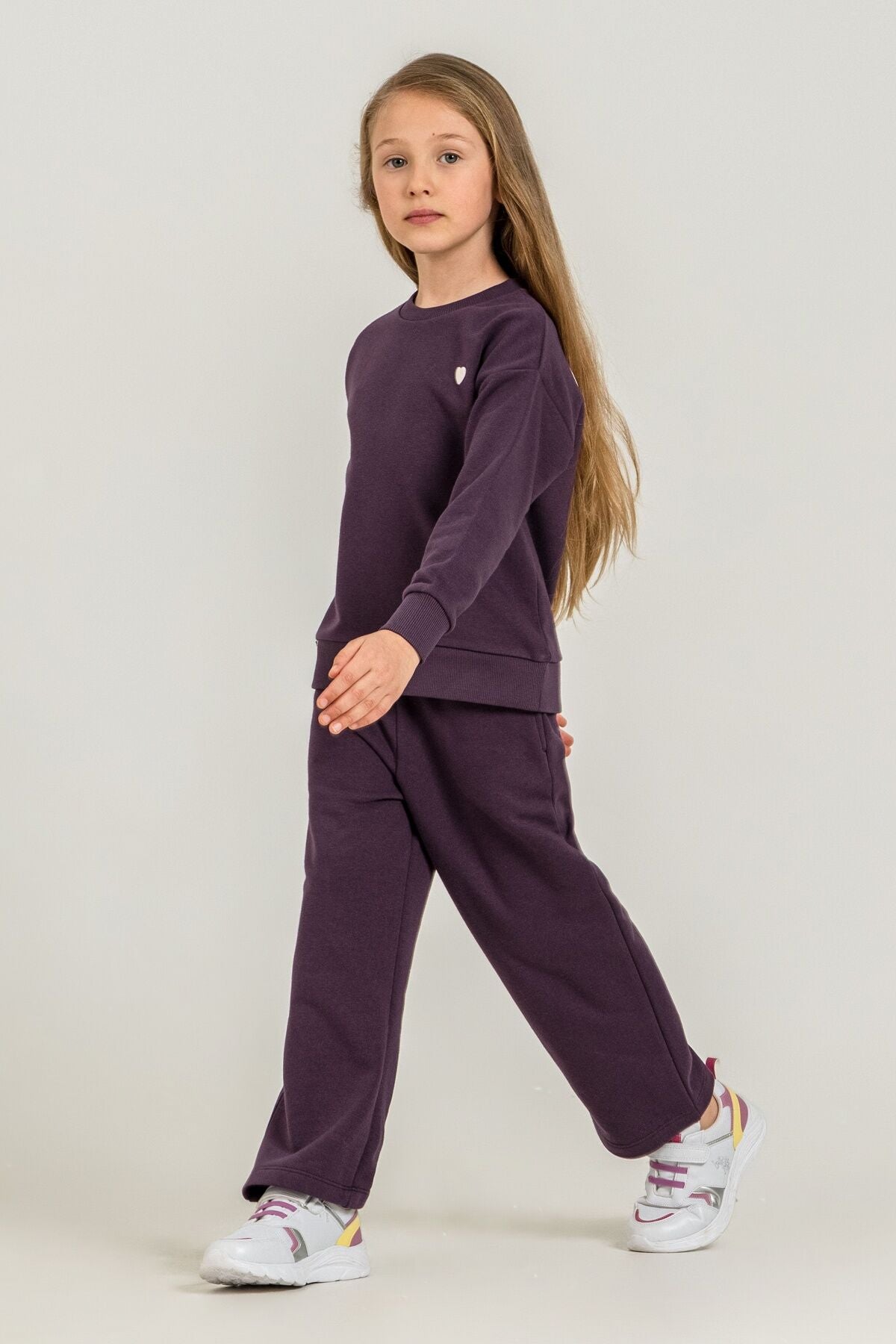 Rolypoly Kız Çocuk Sweet And Chic Mor Eşofman Takımı RP3921-C-V3 Ürün ikincil görseli