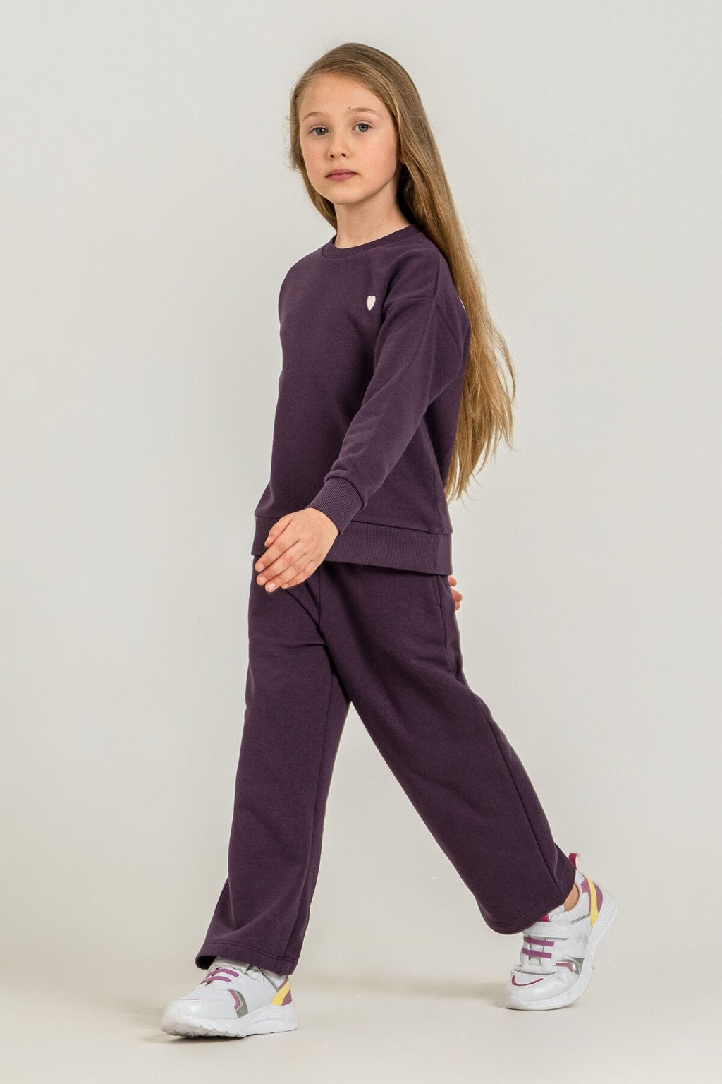 Rolypoly Kız Çocuk Sweet And Chic Mor Eşofman Takımı RP3921-C-V3