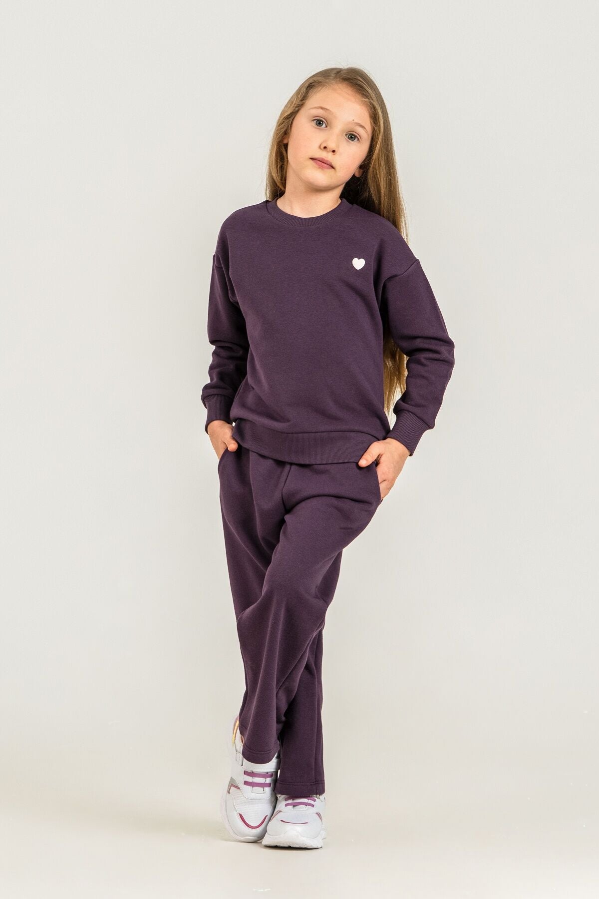 Rolypoly Kız Çocuk Sweet And Chic Mor Eşofman Takımı RP3921-C-V3 Ürün ana görseli