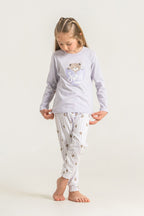 Rolypoly Kız Çocuk Sweet Bear Pembe Uzun Kol Pijama Takım RP3911-C-V2